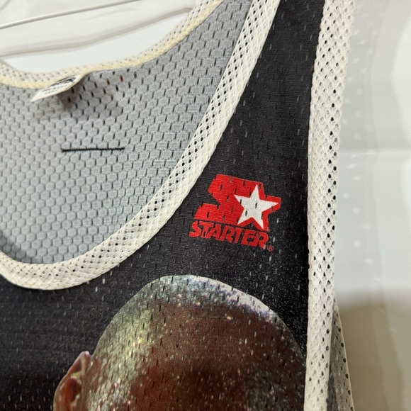 Vintage Starter Hot Michael Jordan Jersey Size Large 90s Used Chicago Bulls - Picture 8 of 12